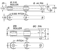 Delrin Series Chains - DS-196R CHAIN - PLAIN_2