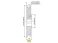 No. 80 - 1" Pitch - TAPER-LOCK® Sprockets B-2