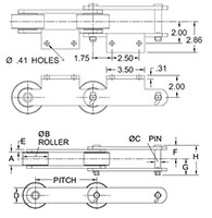 Roller-Conveyor-Chains---629R-CHAIN---A2-ATTACHMENT_2