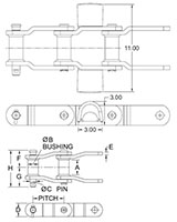 Welded-Steel---Mill-Chains_WHX-150-CHAIN---C-STYLE-LOG-CRADLE-ATTACHMENT_2