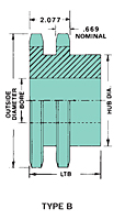 No. 100 - 1 1/4" Pitch - Multiple Strand - Double