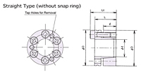 Power Lock RE-SS Without Snap Ring Series Keyless Locking Device-2