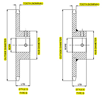 No. 35 - 3/8" Pitch - Finished Bore Sprockets-2