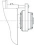 BRUS Series Cam Clutch Line Drawing