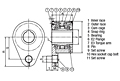 Cam Clutch BREU Series E2 Flange with E3 Torque Arm_2