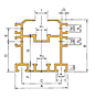 DOUBLE PLUS® Aluminum Guide Rail-C20xxVRP-R4L