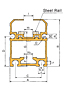 DOUBLE PLUS® Aluminum Guide Rail-C2080VRP-R3LS